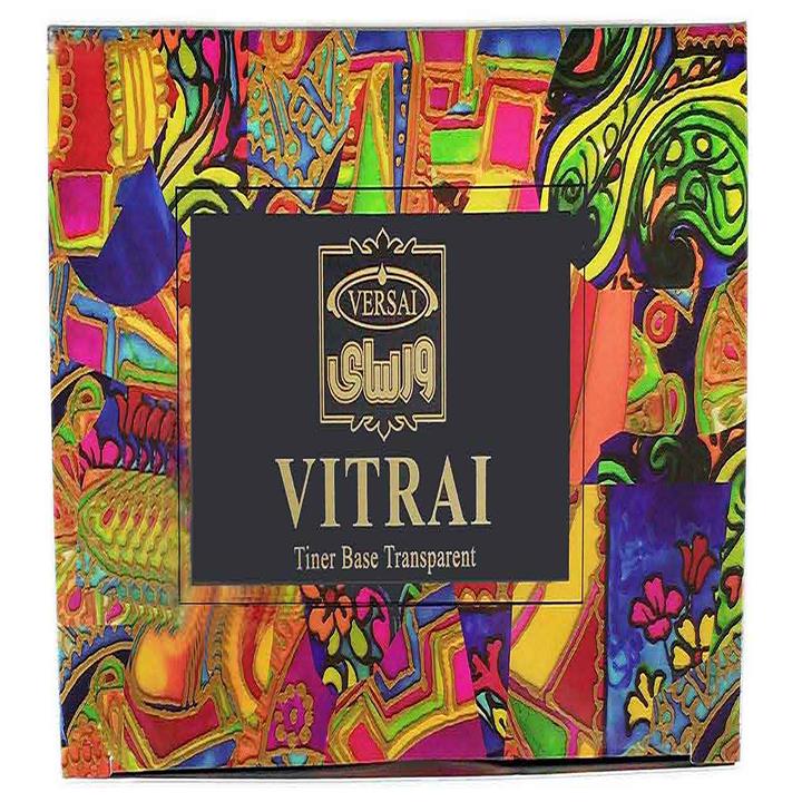 رنگ ویترای ورسای کد k65 حجم 30 میلی لیتر مجموعه 6 عددی به همراه تینر